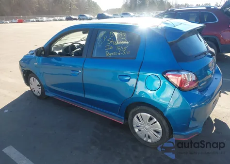 2021 Mitsubishi Mirage Carbonite Edition/Es/Le из США, поврежденный, VIN ML32AUHJ1MH002067